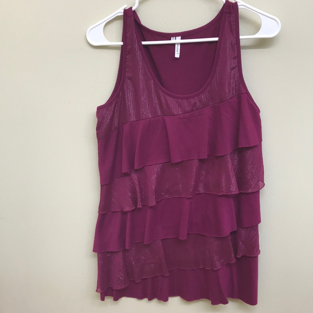 Studio Y Plum Tank/Blouse (Large)